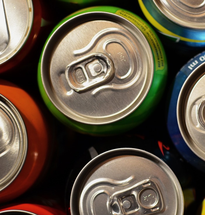 softdrink cans